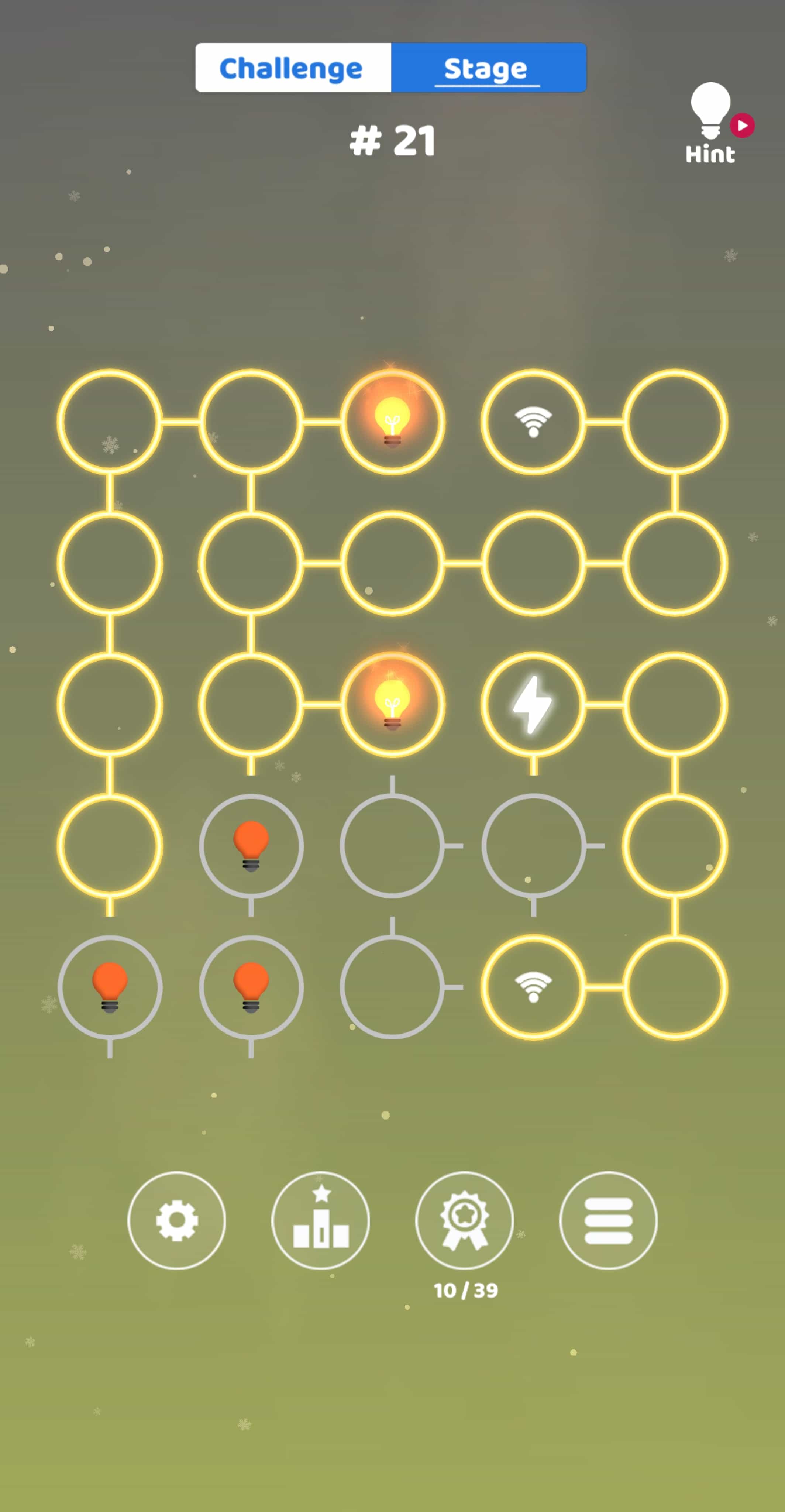 Challenge Mode gameplay in All Lights Connect